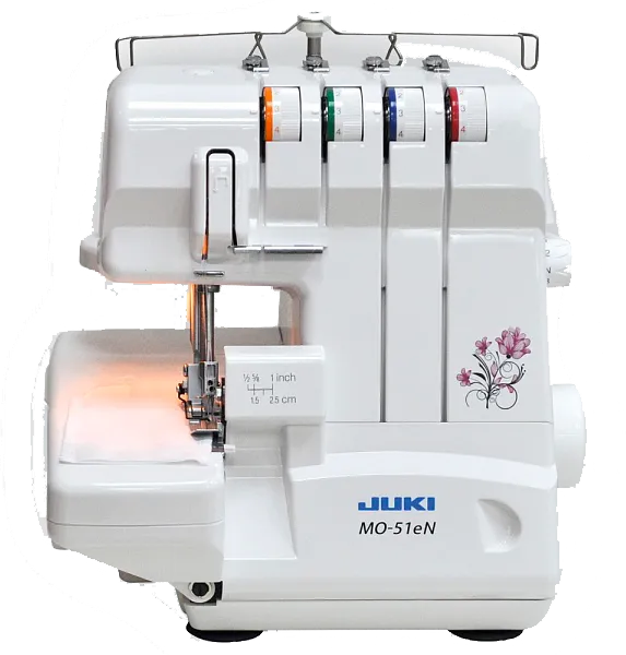 Замена крепежа иглы Juki MO-51eN