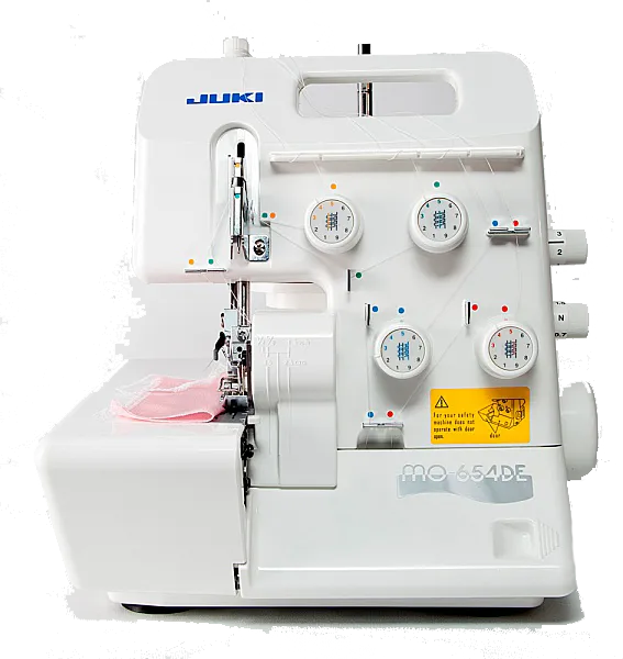 Замена крепежа иглы Juki MO-654DEN